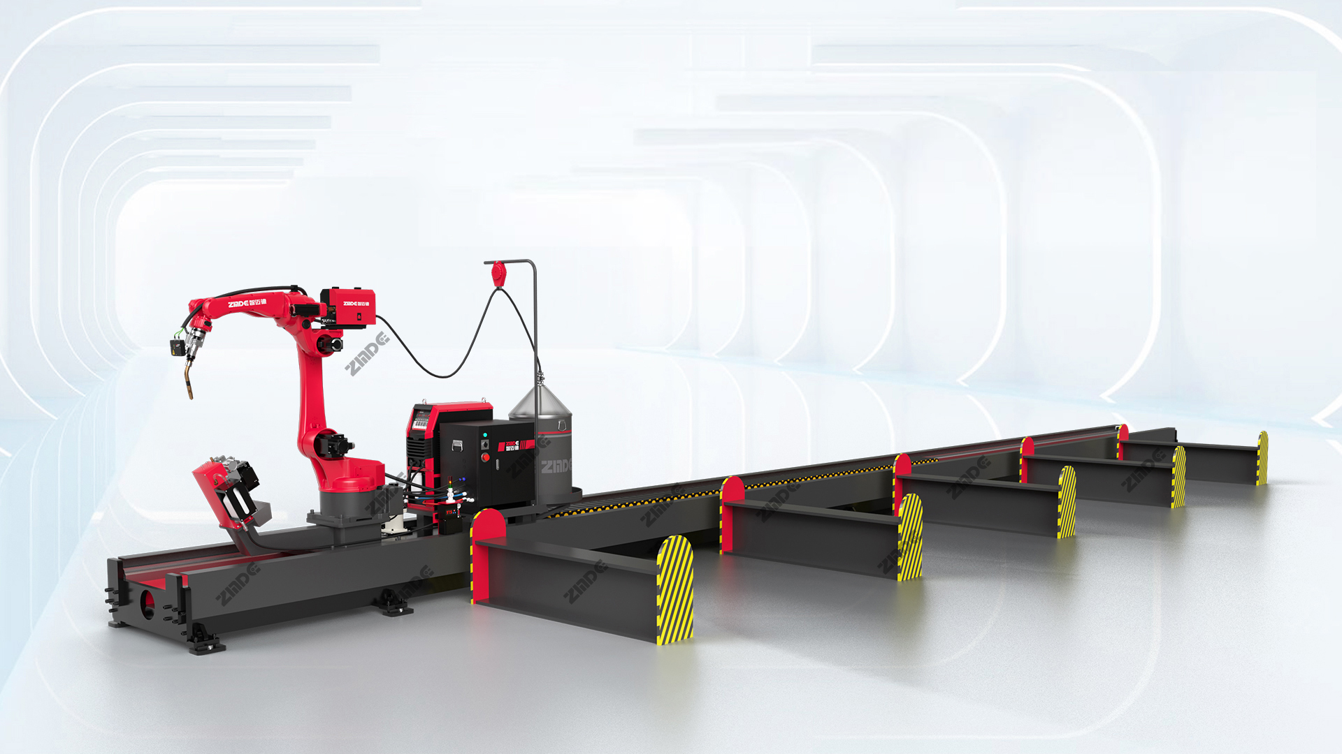 裝配式建筑鋼梁智能焊接機器人工作站