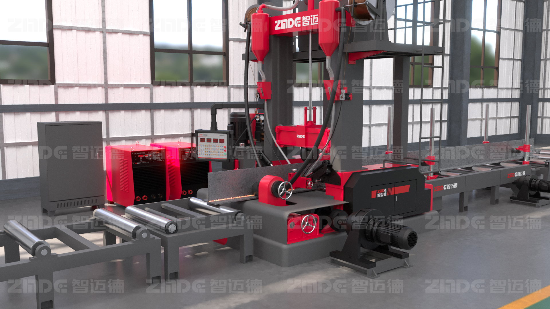 省時省力省人工，組焊矯一體機解鎖鋼結(jié)構(gòu)加工新模式