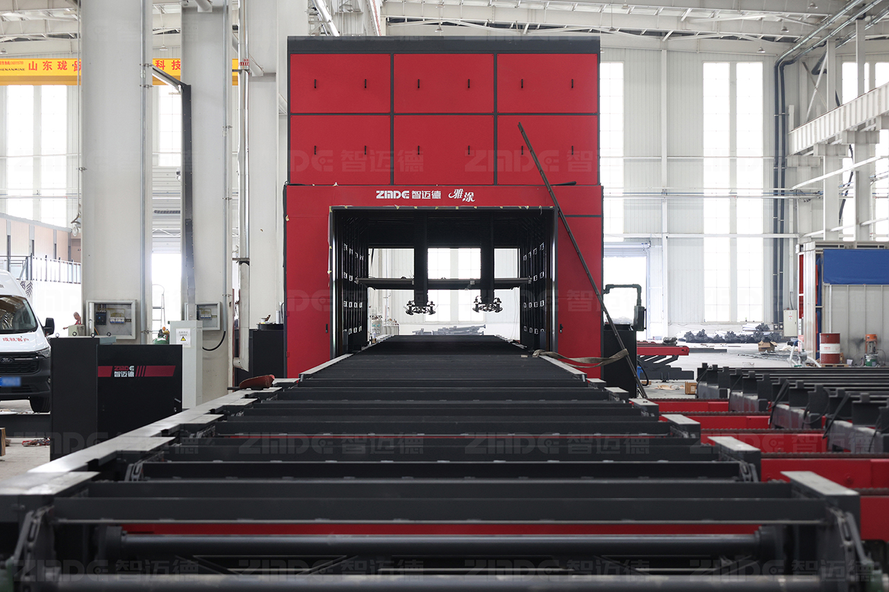 賦能鋼結(jié)構(gòu)加工的“剛需環(huán)節(jié)”，這條生產(chǎn)線讓噴涂“既快又好”